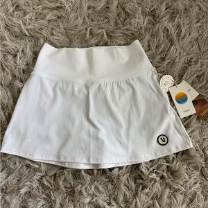 VUORI Volley Skirt White Small BNWT